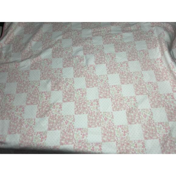 Gymboree 2007 Garden Party Baby Blanket Pink White Floral Butterfly *READ* - Picture 5 of 10